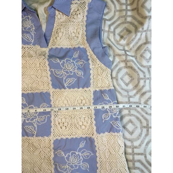Jodifl Boho Patchwork Dress Size  Small Vintage Inspired Long‎ Sleeve Flowy Mini - Picture 5 of 7